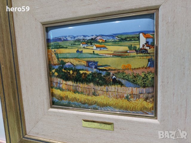 Картина на Лимож/Репродукция на Ван Гог/, снимка 2 - Картини - 38427404