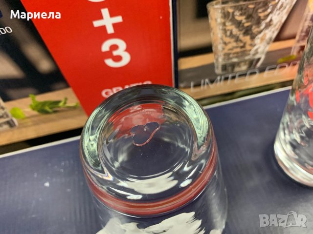 Комплект Чаши Оптика 8 бр. 4малки+4големи / Комплект Leonardo Optic, снимка 5 - Чаши - 44140036