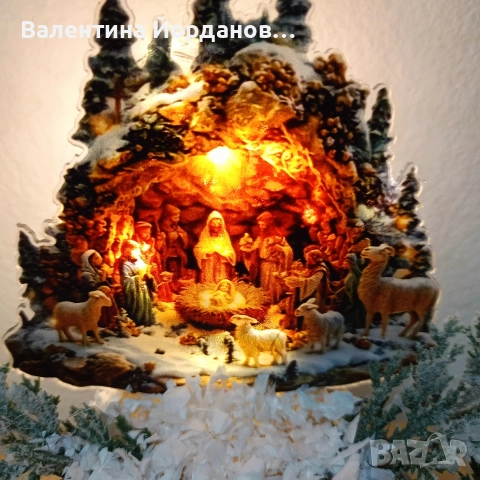 Светеща коледна декорация Рождество Христово , снимка 4 - Коледни подаръци - 52720965