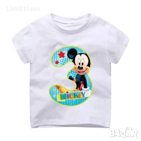 Детски тениски с цифра за рожден ден , снимка 3 - Детски тениски и потници - 26346575