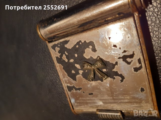 Старинна метална кутия-огледало , снимка 9 - Антикварни и старинни предмети - 28218582