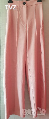 Панталони висока талия кафяв, розов и черен XS, снимка 8 - Панталони - 43910801