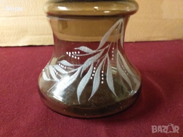 Руска стъклена купа цветно стъкло, снимка 2 - Декорация за дома - 34700724