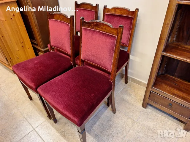 Луксозни столове за трапезария к  - т 4 броя, снимка 2 - Столове - 49698487