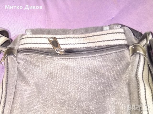 Чанта за през рамо промазан плат маркова на Дизел  24х19х8см, снимка 14 - Чанти - 40384721