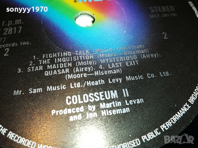 поръчана-COLOSSEUM II ВНОС ENGLAND 1804221614, снимка 10 - Грамофонни плочи - 36497460
