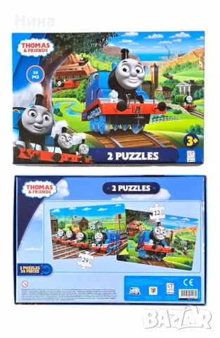 2 в 1 пъзел Томас и приятели/ Thomas & Friends, снимка 3 - Игри и пъзели - 49560157