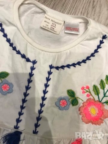 Нова блузка ZARA и дънки Name It 3-4г, снимка 4 - Детски комплекти - 28494399
