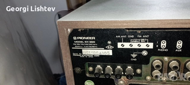 PIONER SX 300, снимка 5 - Ресийвъри, усилватели, смесителни пултове - 52863176