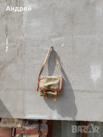 Стара брезентова чанта #6, снимка 1 - Антикварни и старинни предмети - 33186161
