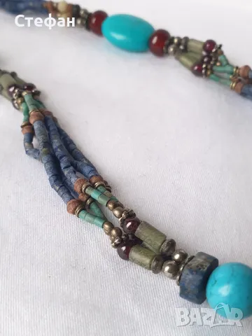 Гердан с естествени камъни, снимка 3 - Колиета, медальони, синджири - 48160409
