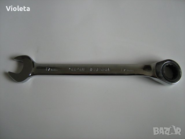 Гаечен ключ със тресчотка 17мм, снимка 2 - Ключове - 43323533