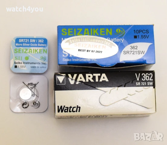 БАТЕРИЯ ЗА ЧАСОВНИК 1.55V СРЕБЪРНО-ОКСИДНА ТЕХНОЛОГИЯ БАТЕРИИ ЗА ЧАСОВНИЦИ AG LR SR SW CR 626 926, снимка 13 - Други - 40813446