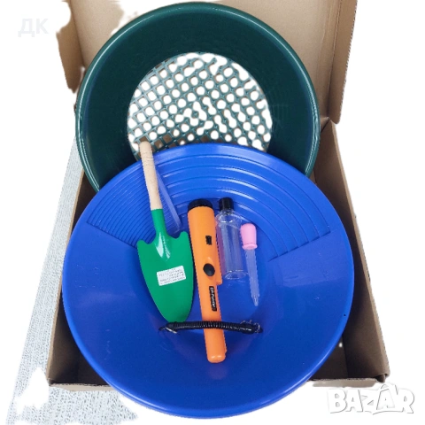 златарски леген , сито, металдетектор .- Комплект за самородно злато, снимка 3 - Екипировка - 53517126