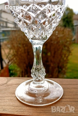 Кристални чашки за ликьoр от Франция, снимка 5 - Чаши - 53403660