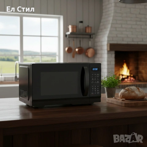 Микровълнова фурна MUHLER MO-7059D 25L, черна, дигитална, снимка 2 - Микровълнови - 53563927
