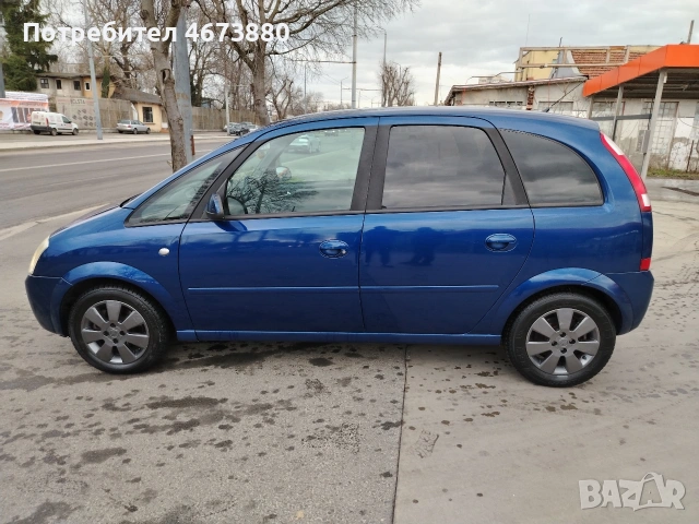 Opel Meriva 1.6 газ бензин 101кс 2004 гд, снимка 6 - Автомобили и джипове - 53562940