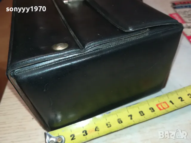 ОРИГИНАЛНА КОЖЕНА ЧАНТА ЗА 10 АУДИОКАСЕТИ 2404251025, снимка 6 - Аудио касети - 50016844