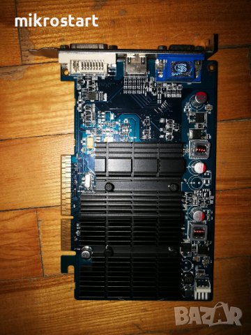 Продавам видео карта Sapphire Radeon HD3450 512MB 64-bit DDR2 AGPx8 HDMI, снимка 1