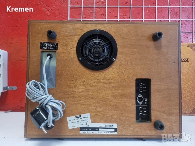 Ролкови магнетофон AKAI 4000DS, снимка 6 - Ресийвъри, усилватели, смесителни пултове - 53534657
