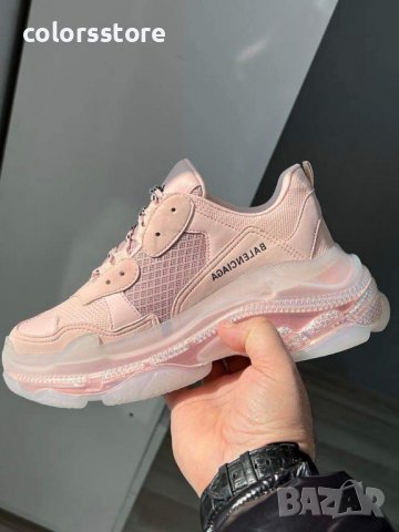 Розови маратонки  B@lenciaga  код Br145, снимка 2 - Маратонки - 37008173