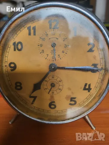 Антикварен будилник JUNGHANS , снимка 2 - Колекции - 49461191