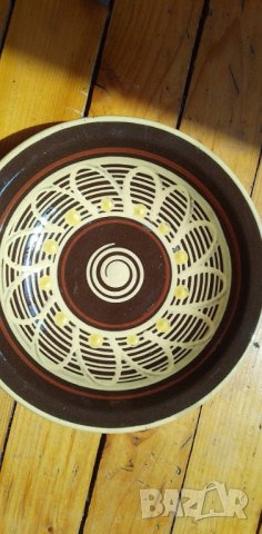 Керамична чиния за стена, маркировка "Керемедчиева", снимка 6 - Декорация за дома - 37523392