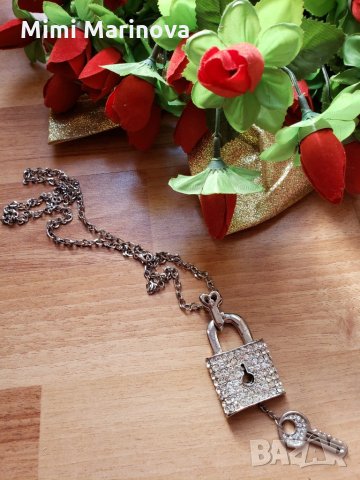 LoveStory/Гердан с ключе и катинарче , снимка 3 - Колиета, медальони, синджири - 25264399