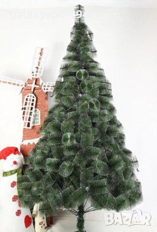 Коледна Елха Зелена Кичеста с Шишарки ,120,150,180, 210см Метална стойка, снимка 2 - Декорация за дома - 43204808