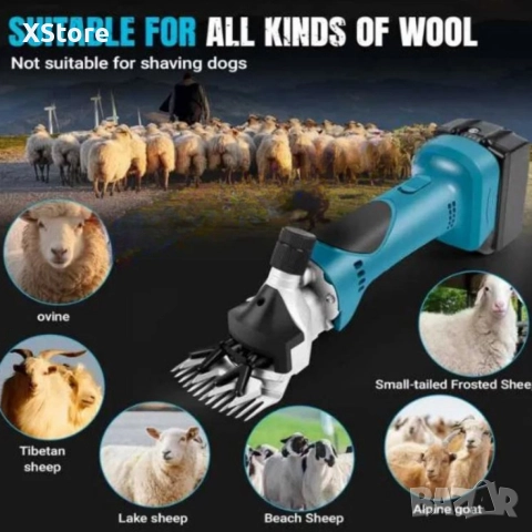 Акумулаторна машинка за подстригване на животни KraftRoyal 36V, 8.0Ah, с 2 батерии, снимка 5 - Друга електроника - 52568643