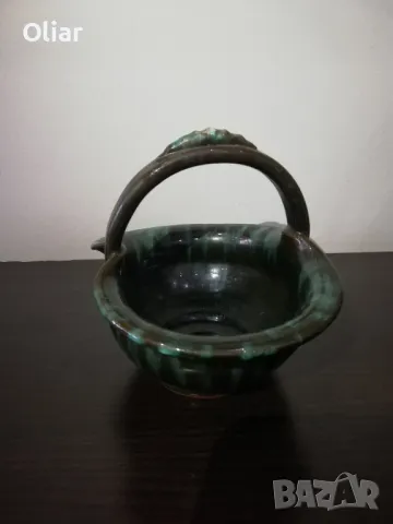 Изключително красива керамична купичка /кошничка , снимка 5 - Декорация за дома - 49214534