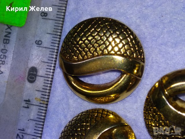 ТРИ СТИЛНИ КРАСИВИ ЗЛАТИСТИ ВИНТИДЖ КОПЧЕТА от ПЛАСТМАСА За ПОЛЗВАНЕ ДЕКОР КОЛЕКЦИЯ 41040, снимка 9 - Други - 43553172