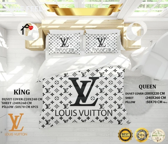 CHANEL ⚜️ VERSACE ⚜️ GUCCI ⚜️ DIOR⚜️ LOUIS VUITTON ⚜️, снимка 4 - Спално бельо - 53341205