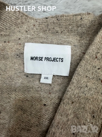 Мъжка вълнена жилетка NORSE PROJECTS. Размер 2XL, снимка 7 - Пуловери - 53585973