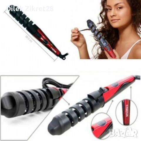 Иновативна маша за къдрици NOVA, снимка 6 - Маши за коса - 47826649