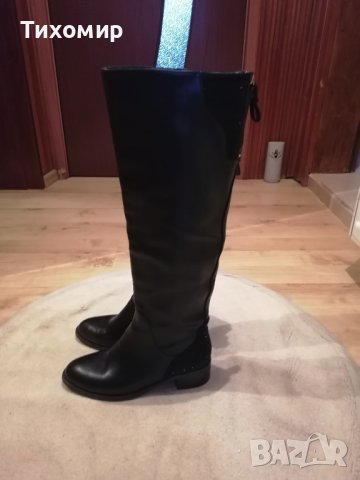 Дамски зимни кожени ботуши , снимка 5 - Дамски ботуши - 43708487