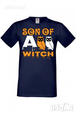 Мъжка тениска Son Of A Witch 1,Halloween,Хелоуин,Празник,Забавление,Изненада,Обичаи,, снимка 6 - Тениски - 38130390