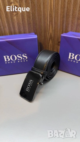колани от естествена кожа в кутия hugo boss diesel, снимка 2 - Колани - 53053459