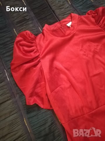 Червена рокля H&M, снимка 1 - Рокли - 33507866
