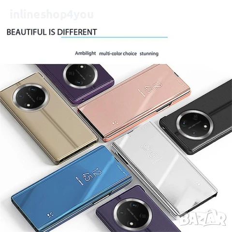 Огледален Калъф Clear View Тип Тефтер за Honor Magic7 Lite