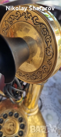 Ретро телефон , снимка 4 - Антикварни и старинни предмети - 52749647