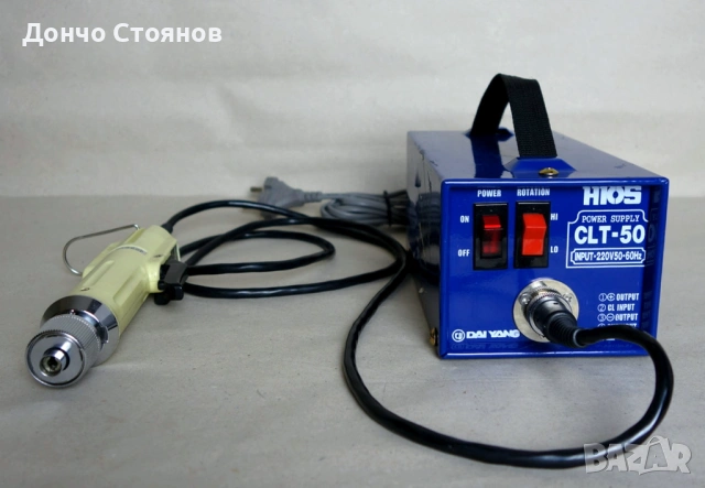 Професионален винтоверт и захранване HIOS CLT-50 + HIOS CL3000