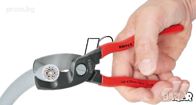 Knipex резачки, ножица за кабели, кабелорез за кабелни снопове, KN 95 11 200, снимка 2 - Клещи - 30619378