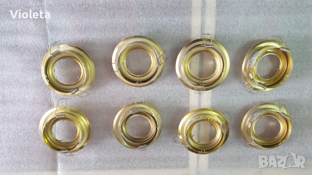 Лунички за вграждане Канлукс. Цената е за комплект от 8бр., снимка 2 - Лед осветление - 51543346