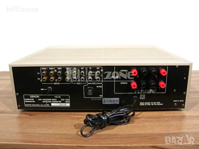 Усилвател Denon pma-770, снимка 6 - Ресийвъри, усилватели, смесителни пултове - 51332804