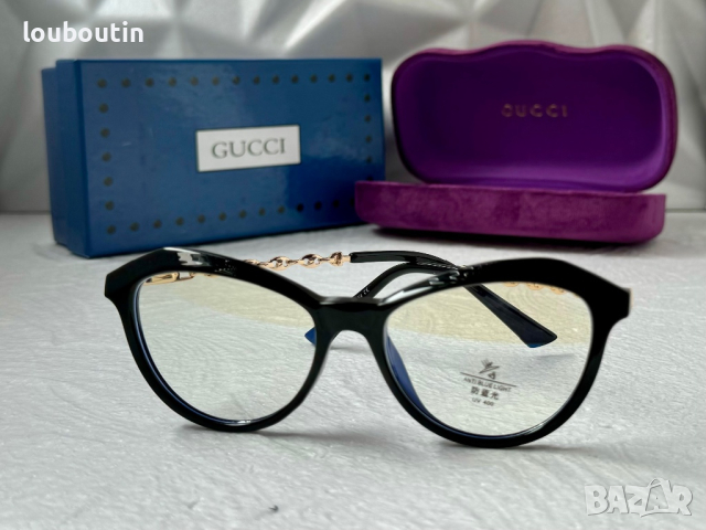 Gucci диоптрични рамки.прозрачни слънчеви,очила за компютър, снимка 3 - Слънчеви и диоптрични очила - 44866481