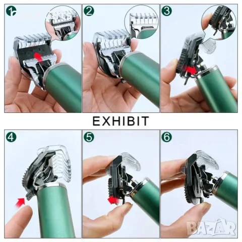 Машинка за подстригване VGR V-272 – Водоустойчива, USB зареждане, прецизно подстригване, снимка 9 - Машинки за подстригване - 50387848