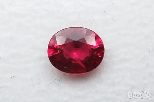 Шеметен естествен рубин с VS чистота - 0.67кт.! Сертифициран! Нов! 