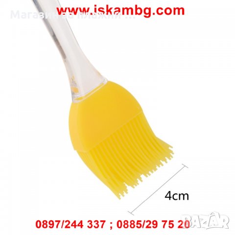 Пластмасови четки за мазане със силиконов накрайник, снимка 14 - Прибори за хранене, готвене и сервиране - 26930961