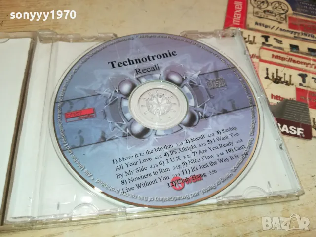TECHNOTRONIC CD 1105251826, снимка 8 - CD дискове - 50244049